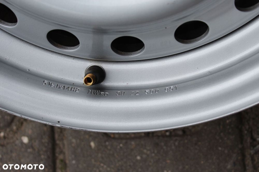 1x felga stalowa 14" 5x112 5,5j et30 przyczepa laweta - 3