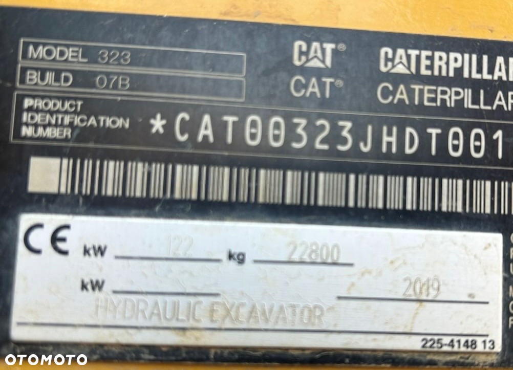 Caterpillar 323 CAT 325 320 324 ROK 2019 - 3