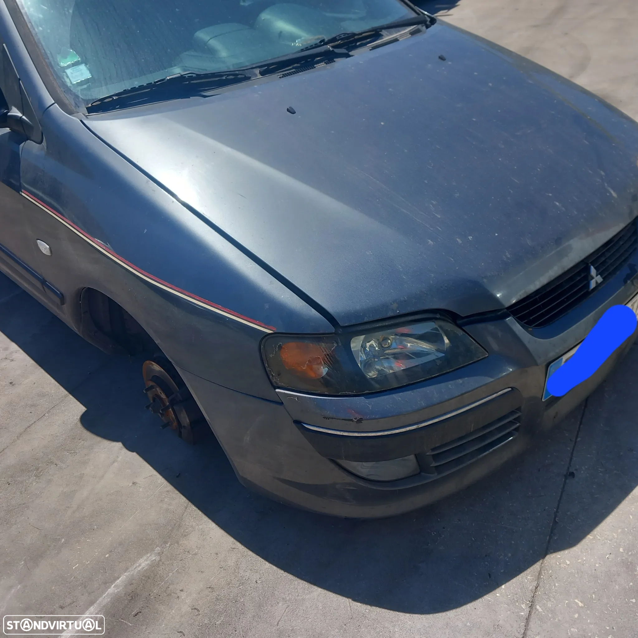 Frente completa mitsubishi space star ano 2004 - 2
