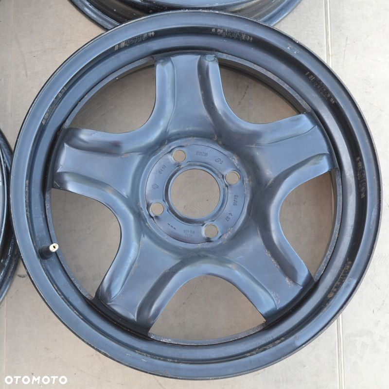 FELGI STALOWE RENAULT DACIA 4x100 6J16 ET 37 x4szt F-574 - 4