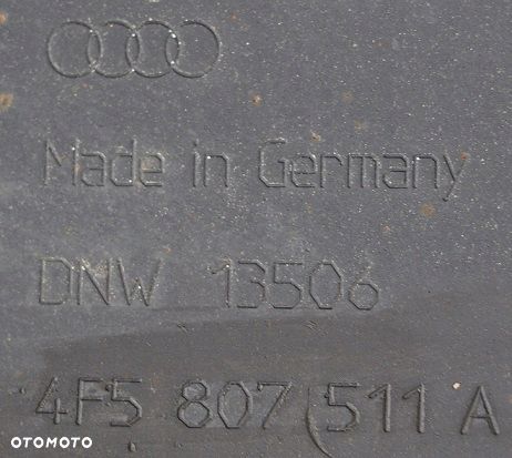 zderzak tył tylny audi a6 c6 sedan + czujniki pdc czarny 04-08r 4f5807511a - 7