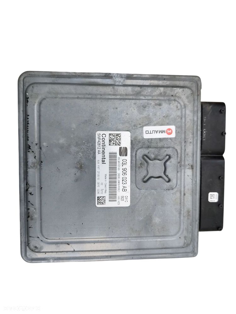 KOMPUTER STEROWNIK SILNIKA SEAT LEON II LIFT (2009-2012) 1.6 TDI 105KM 03L906023AB - 3
