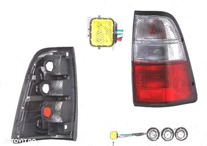 Stop spate lampa Isuzu Pickup, 1997-12.1997; Opel Campo, 1997-12.2001, spate, Dreapta, P21/5W+P21W+PY21W; semnalizare alba; cu cablaje, Depo - 1