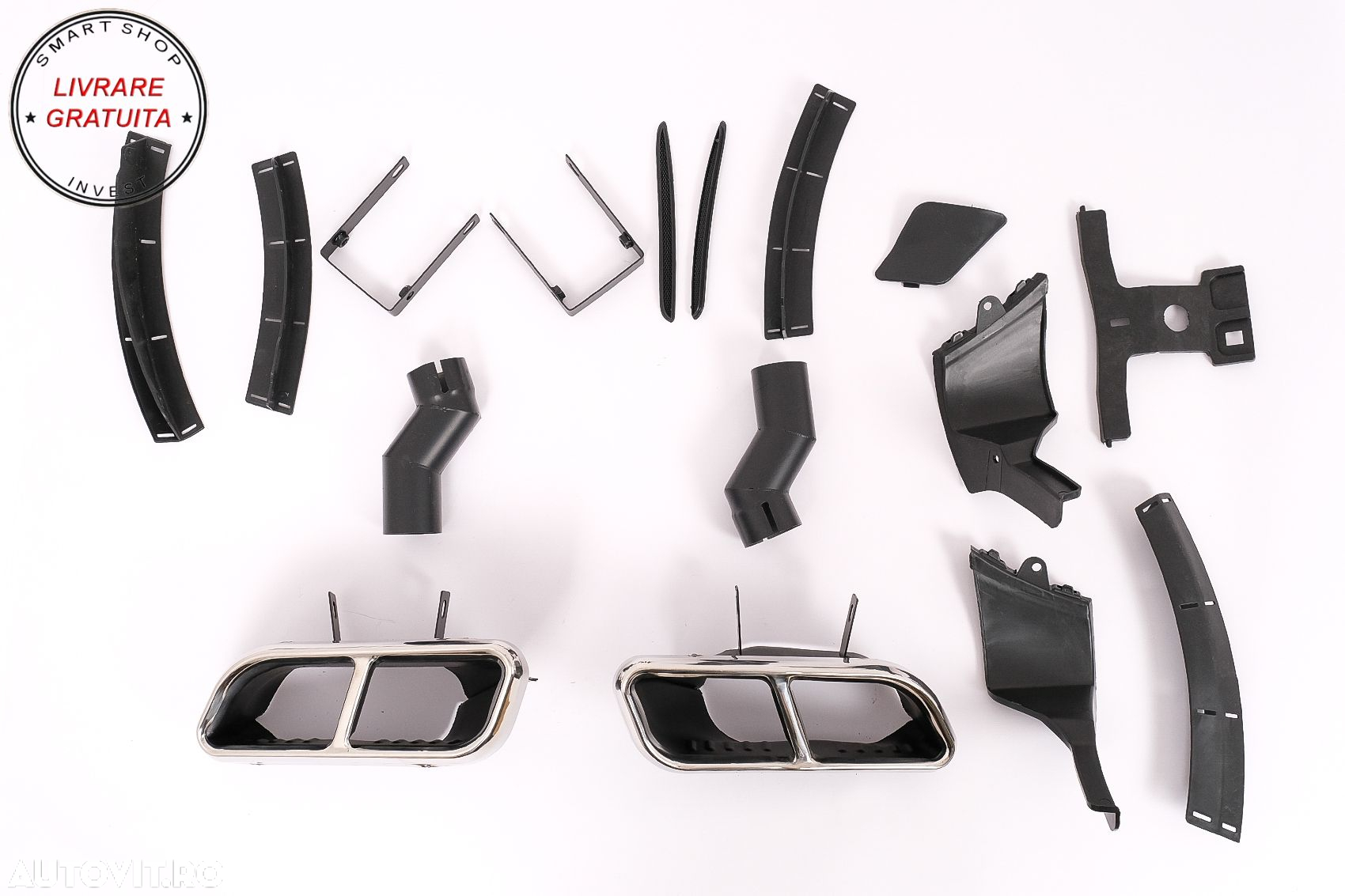 Pachet Exterior Mercedes C-Class W204 (2007-2015) Conversie la W205 C63 Design- livrare gratuita - 16