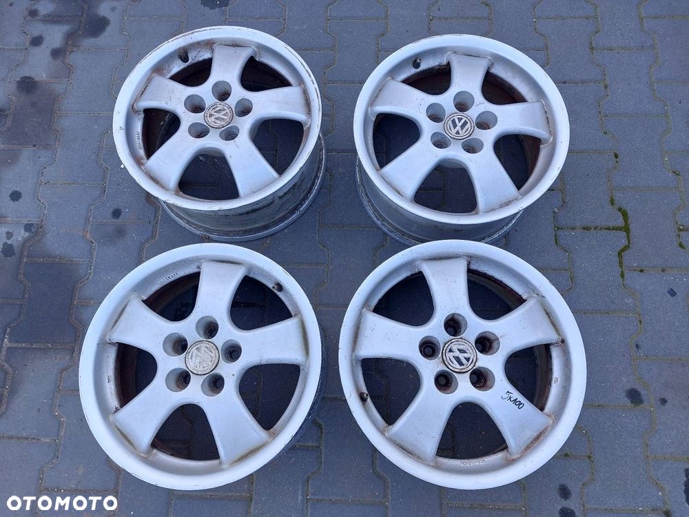 FELGI ALUMINIOWE 4SZT 5x100 7Jx16 VW AUDI SKODA SEAT VIPER KBA45348 - 1