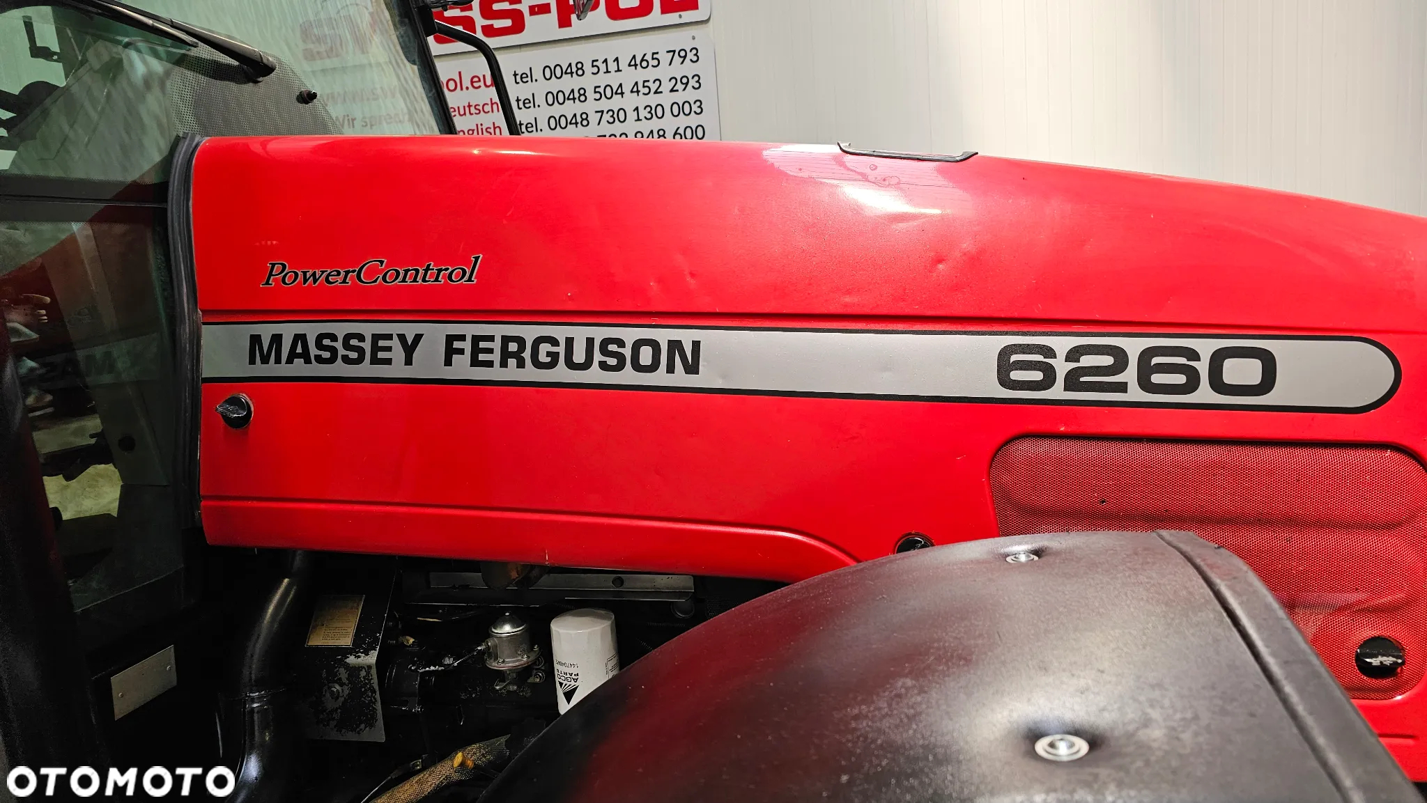 Massey Ferguson 6260 PowerControl 88000 netto Klimatyzacja   6270 Dyna6 6810Premium TS115A ARES 626 ARES 616 - 8