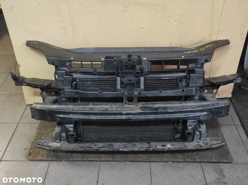 VW GOLF 5 PLUS 1.4 BCA 1.6 MPI BGU BSE 1.6 FSI BAG PAS PRZEDNI WZMOCNIENIE CZOŁOWE CZOŁÓWKA CHŁODNICE BELKA KOMPLETNY SPRAWNE GWARANCJA WYSYŁKA !!! - 1