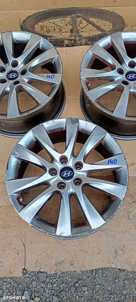 Alufelgi felgi aluminiowe alusy 5x114.3 R18 8J ET46 R18 Hyundai i40 52910-3Z350 52910-3Z380 - 3