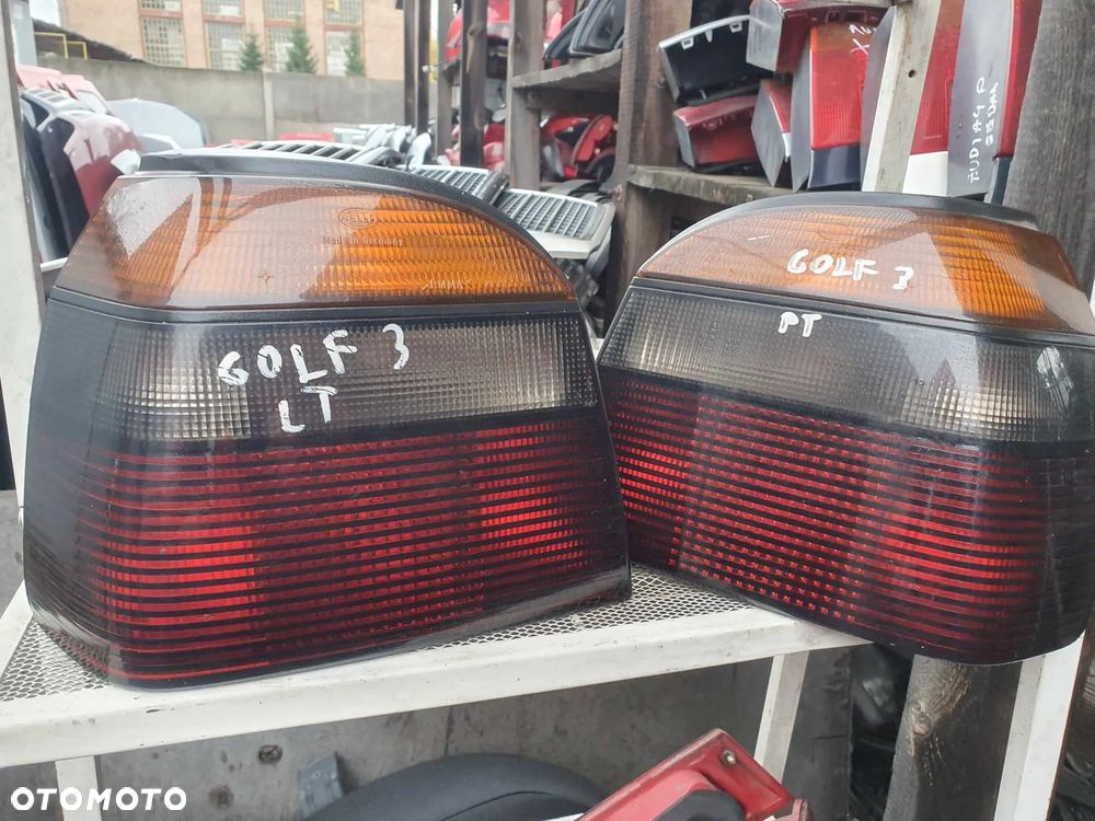 Volkswagen Golf III lampy tylne Hella.. lewa, prawa. - 2