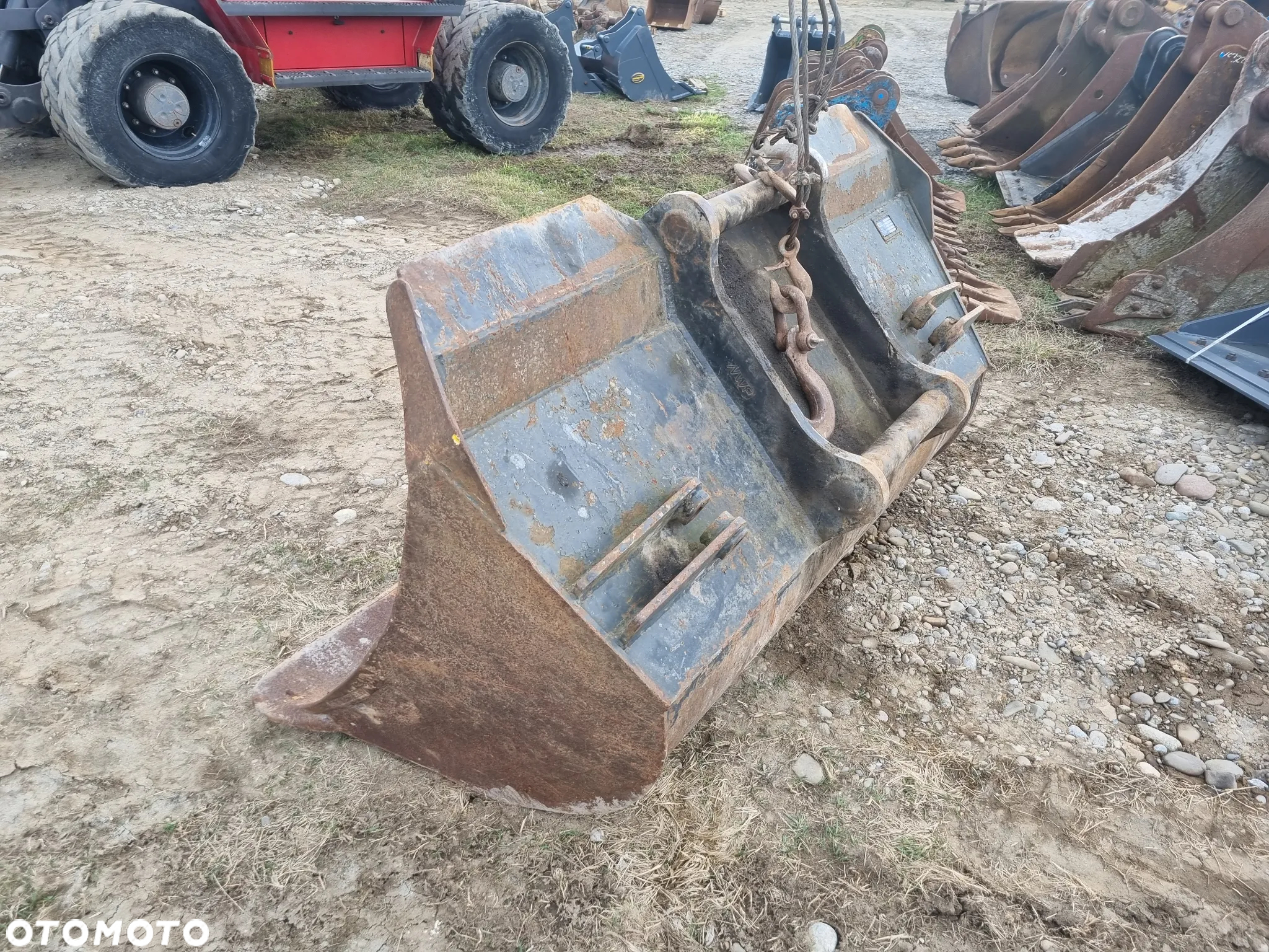 Łyżka skarpówka złącze S70 2m 200cm skarpowa do koparki koparka 20-25t Volvo Hitachi - 3