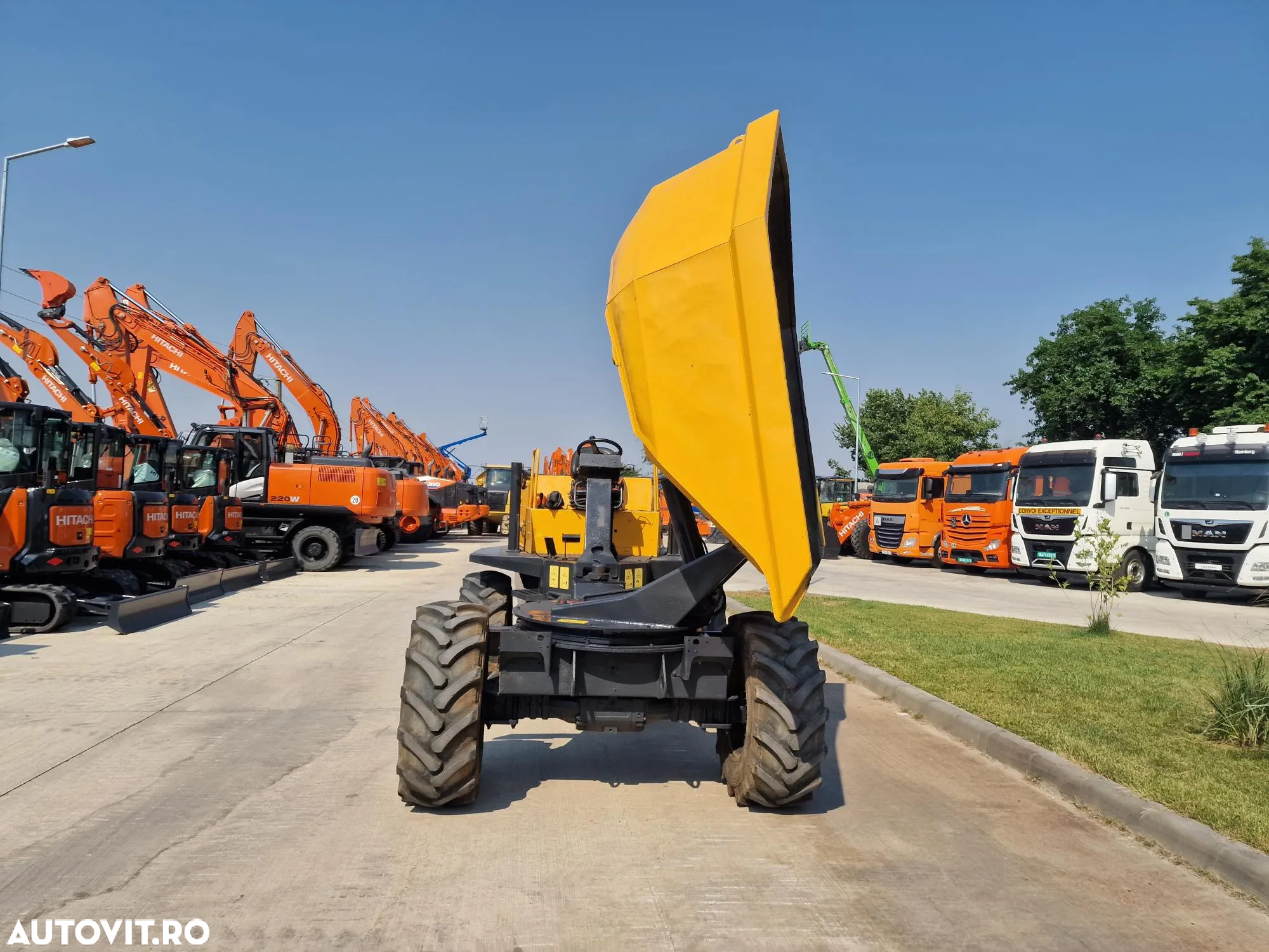 Alta DUMPER 6t TEREX, 4mc, 6t, basc LATERALA,  2.068h, 16900 EUR+tva, motor JCB 75CP, transmisie 4x4, produs in Anglia, Anvelope 90% bune, posiblitate leasing, CONDITIE FOARTE BUNA-PROMOTIE 16.900 EUR+Tva - 33