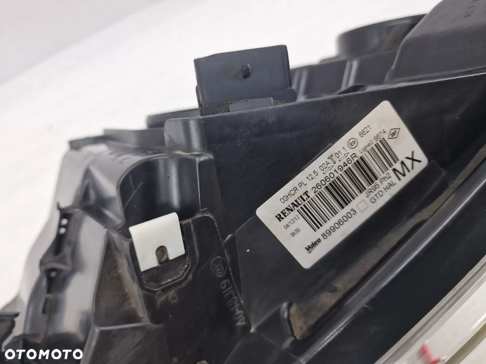 RENAULT SCENIC 3 III LIFT 12- LEWA LAMPA PRZEDNIA PRZÓD , NR 89906003 , NR AUKCJI LA291 - 11