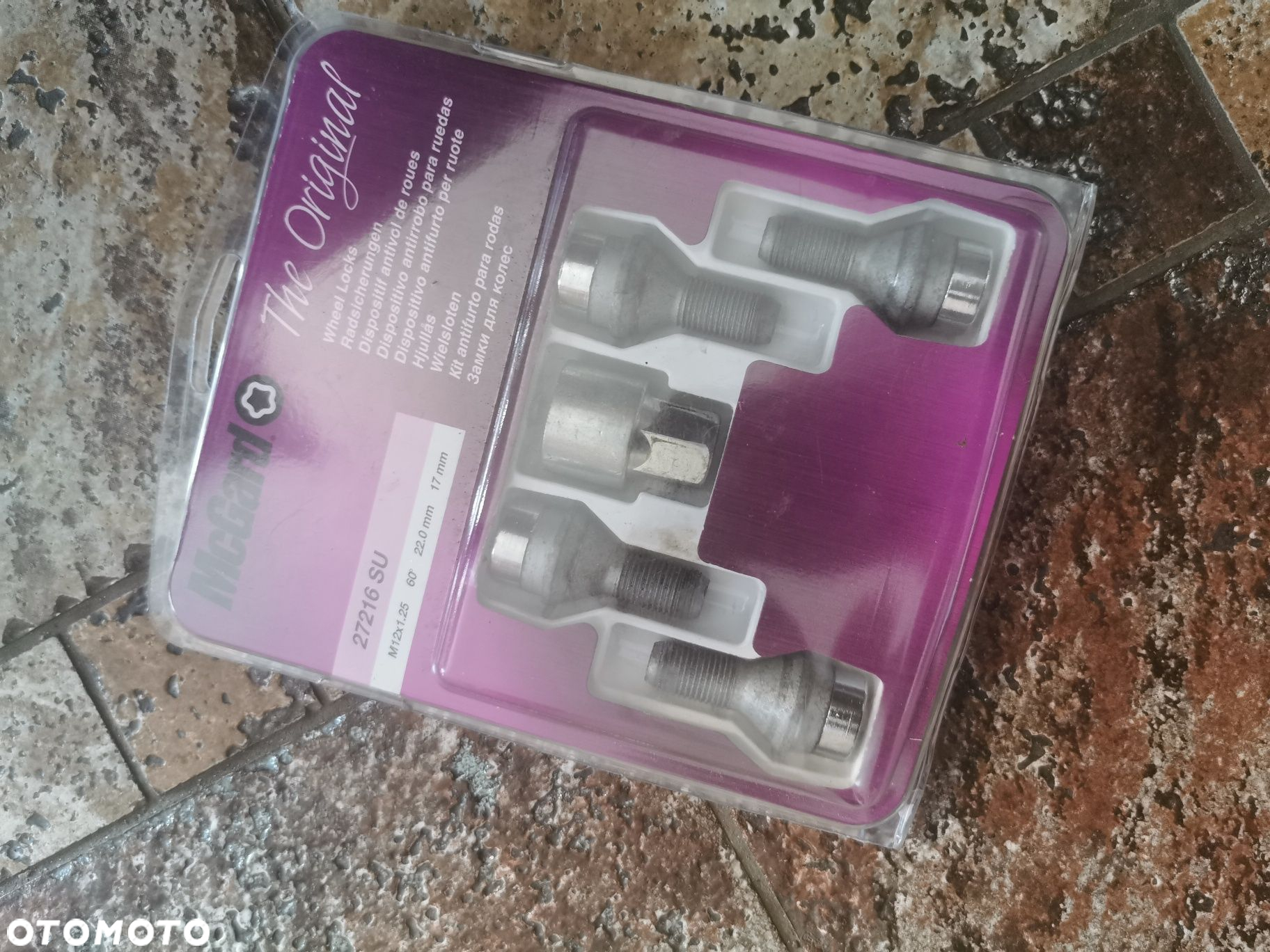 McGARD 27216SU Śruby zabezpieczające do kół felg 4 szt. M12 x 1,25 - 7