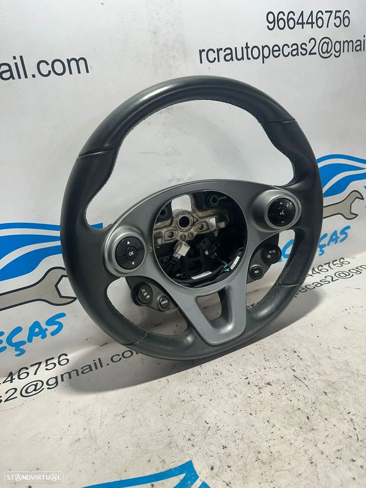 .Volante Pele Original Multifunções Botões Smart Fortwo 453 Hatchback 2014 - 2019 - 3