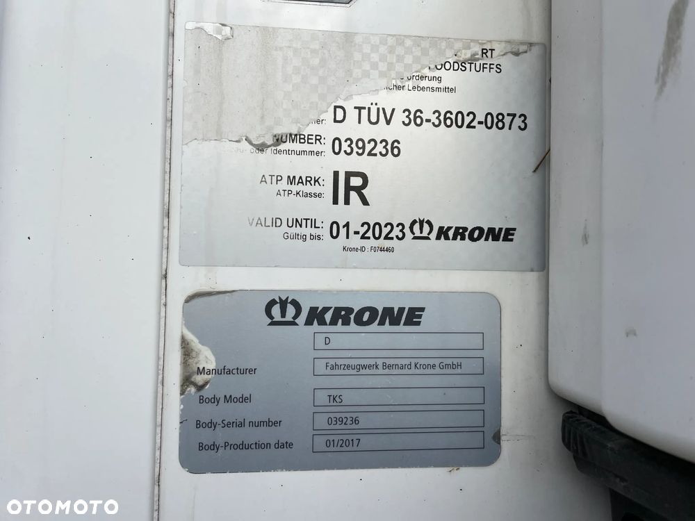 Krone Chłodnia ,Doppelstock , Carrier Vector 1950, Kwiatowa 2,50m - 32