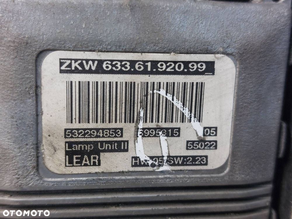 LAMPA LEWY PRZÓD XENON VOLVO V70 III LIFT KOMPLETNA EU 31420013 532294853 - 7