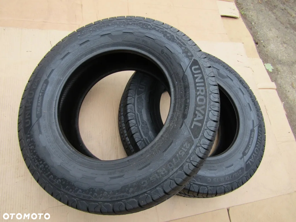 2x Opona Opony 215/70 15C 15 C Uniroyal / Letnie 8 mm - 9