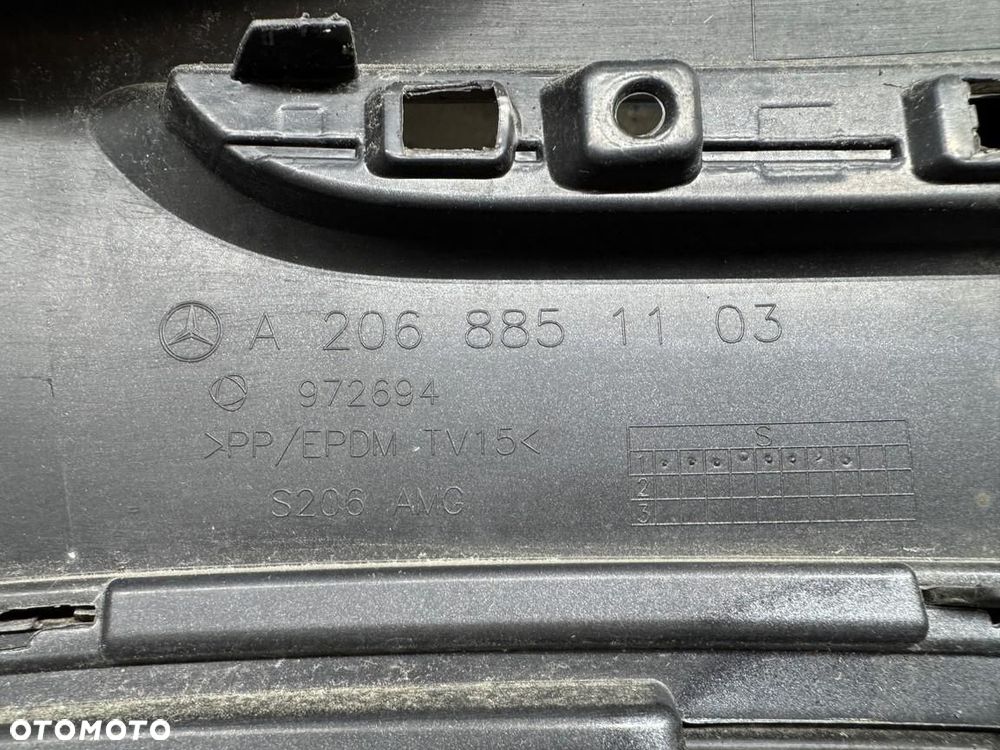 Zderzak tył Mercedes c klasa 206 amg kombi A2068851103 - 6