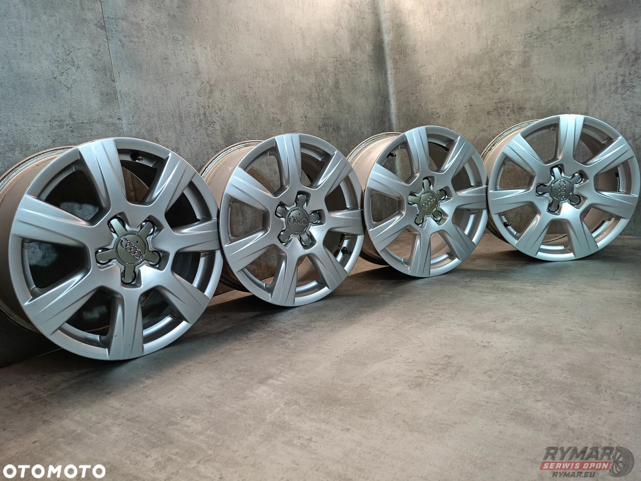 ŚLĄSK ALUFELGI 7.5X16" 5x112 ET45 ORYGINAŁ AUDI KOMPLET - 1