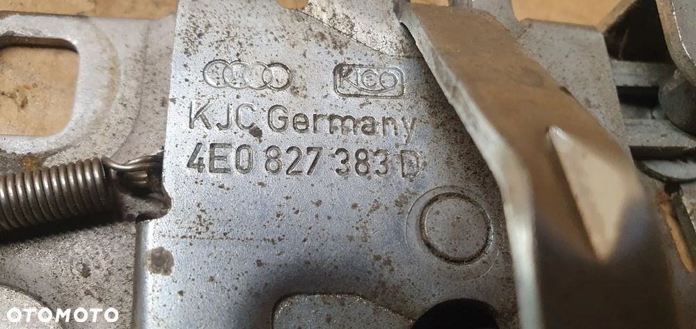 Zamek klapy bagażnika dociąg Audi A8 D3 4E0827383C 4E0827383D - 8