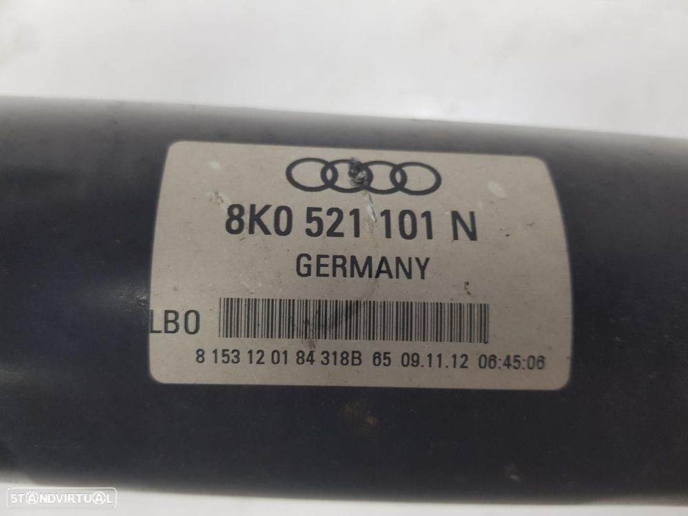 TRANSMISSÃO CENTRAL AUDI A4 ALLROAD 2013 -8K0521101N - 1