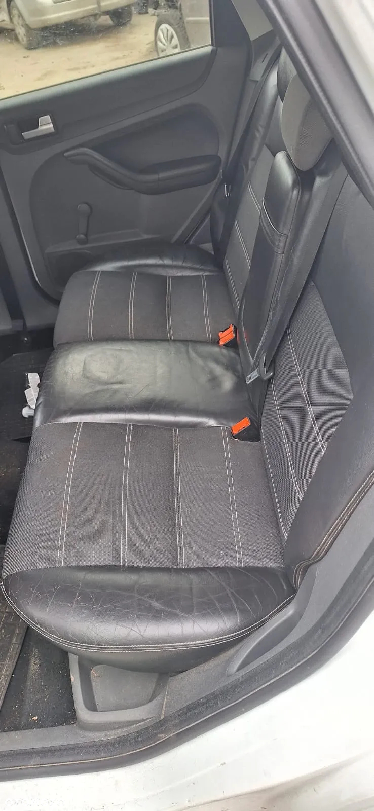 FORD FOCUS MK2 II fotel prawy lewy przód skóra - 3