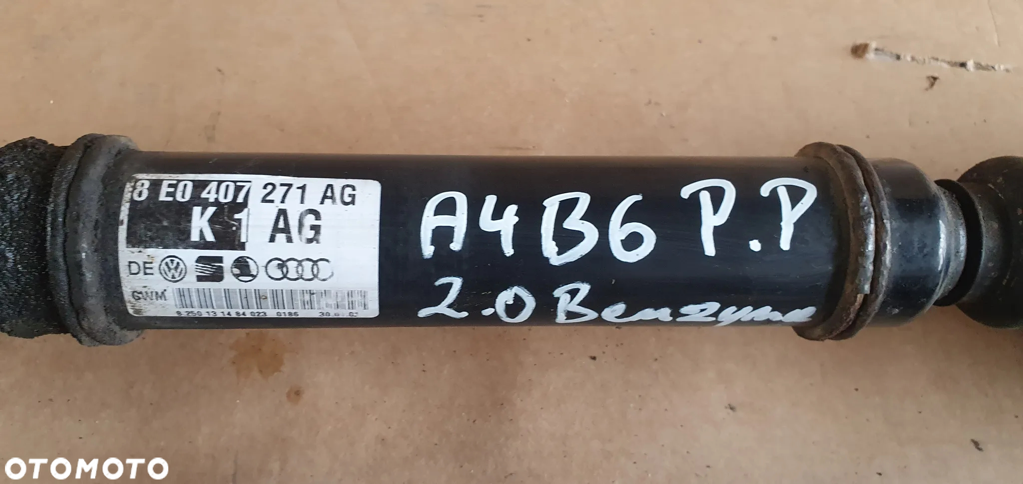 Półoś prawy lewy przód przednia prawa lewa Audi A4 B6 Automat 2.0 8E0407271AG - 7