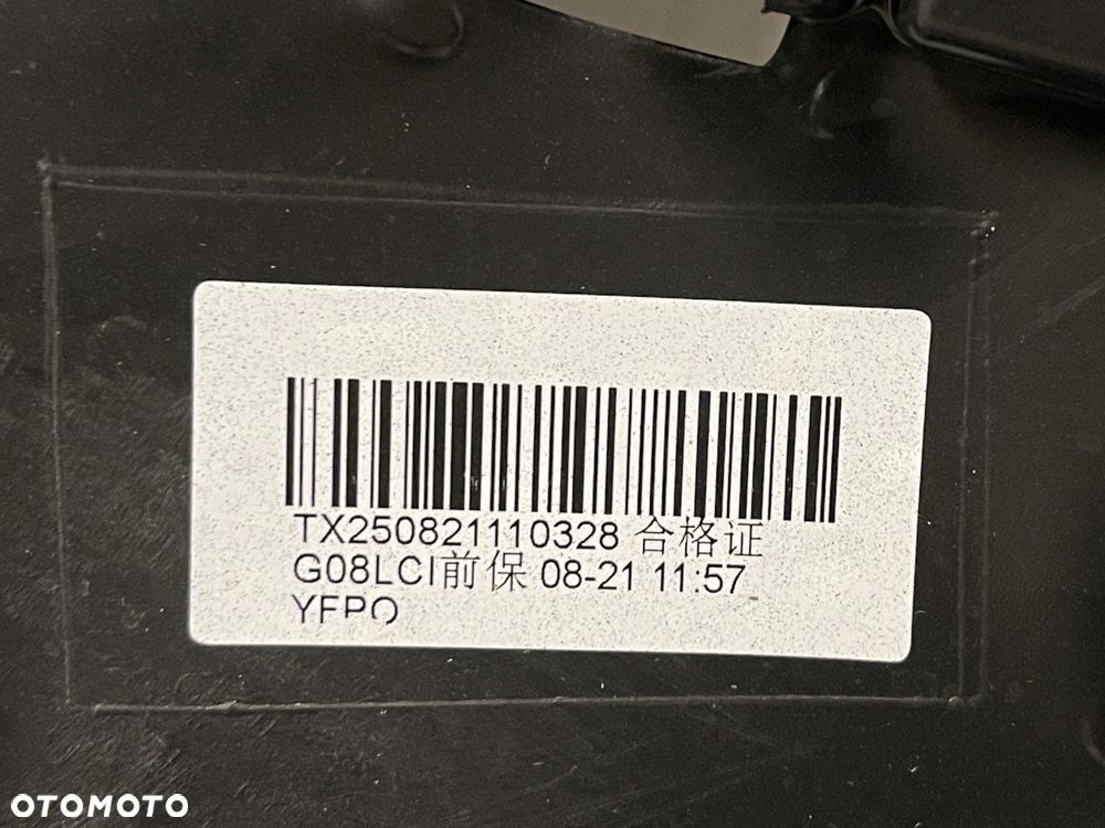 NOWY ORYGINALNY ZDERZAK PRZÓD PRZEDNI BMW IX3 LCI LIFT G08 M-PAKIET 22-25 9853317 - 10