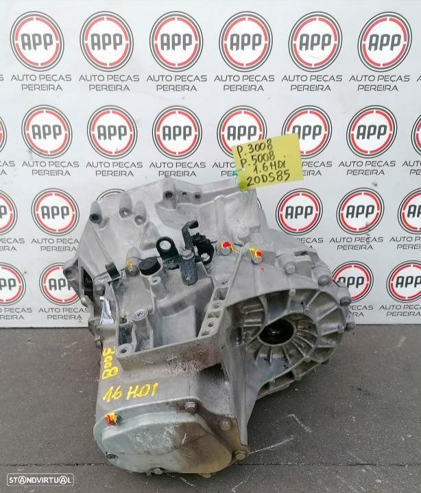 Caixa de velocidades robotizada Peugeot 3008, 5008 1.6 HDI de 2012, referência 20DS85. - 1