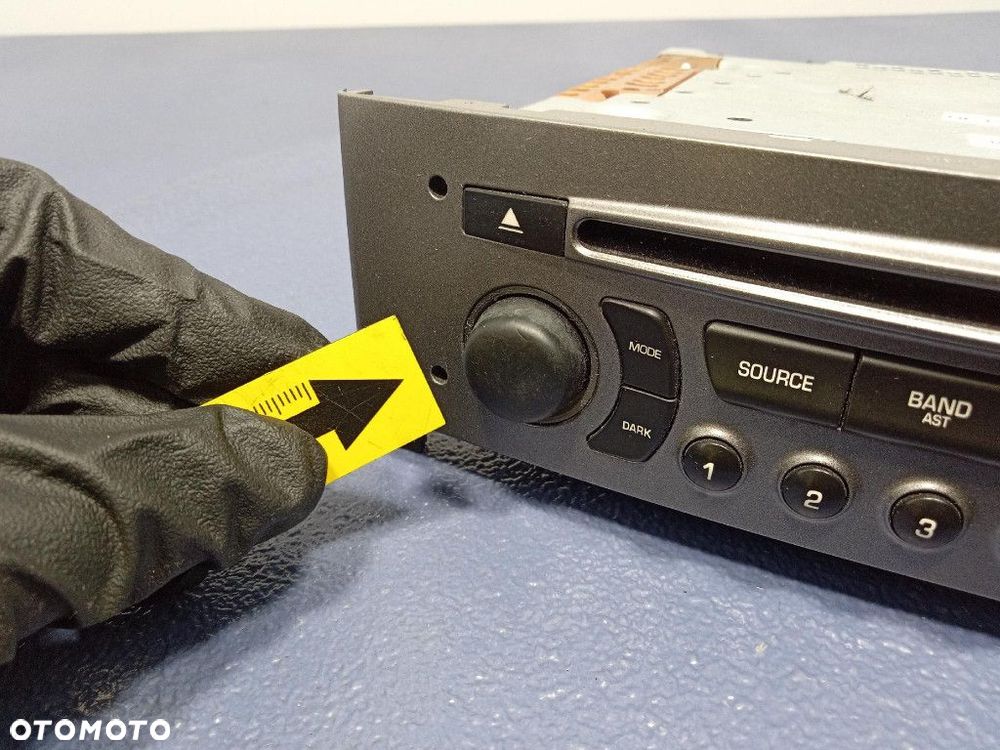 PEUGEOT 308 I T7 07- RADIO CD MP3 FABRYCZNE 96647511 - 5