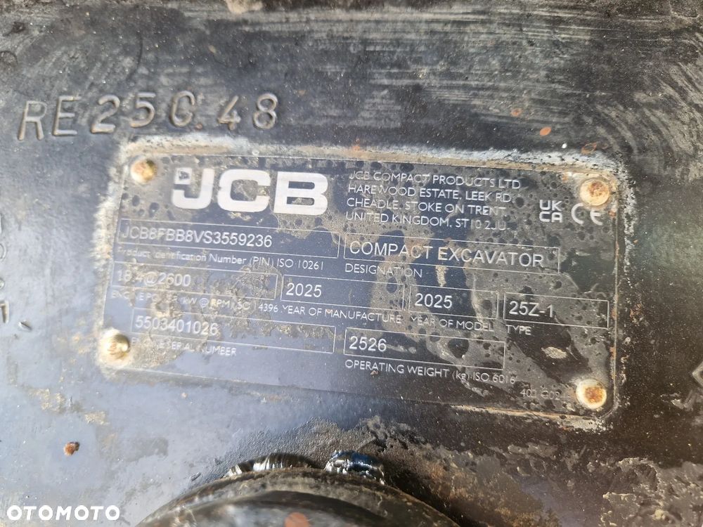 JCB 25 Z-1 jak WACKER CAT KUBOTA RZ148 - 10