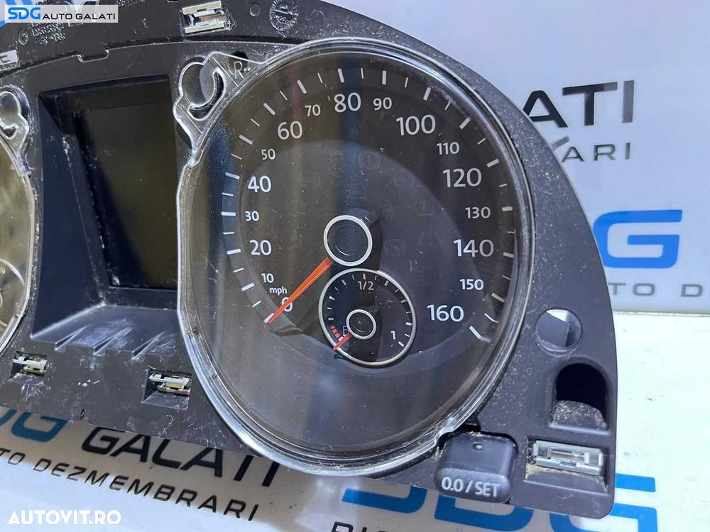 Ceas Ceasuri Cluster Instrumente Bord Volkswagen Passat B7 2.0 TDI 2010 - 2015 Cod 3AA920970N [B2931] - 2