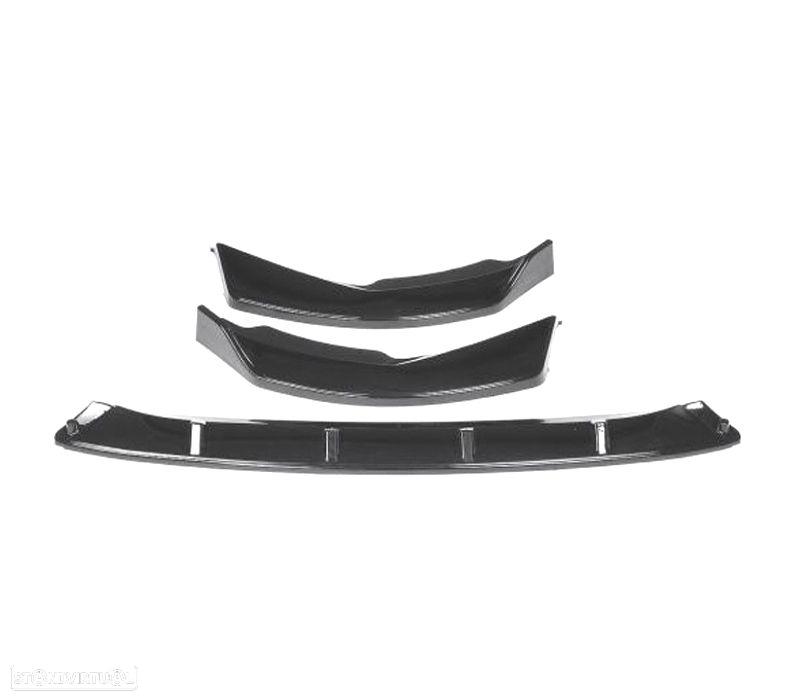 SPOILER LIP FRONTAL PARA BMW SERIE 3 G20 19- LOOK M PERFORMANCE II PRETO BRILHANTE - 4