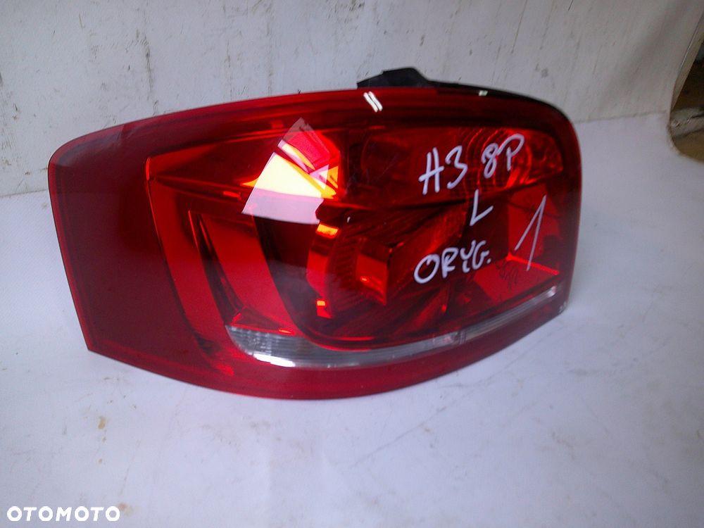 audi a3 8p3 lift 08r- 3d lampa tył lewa nowa oryginał tylna - 7