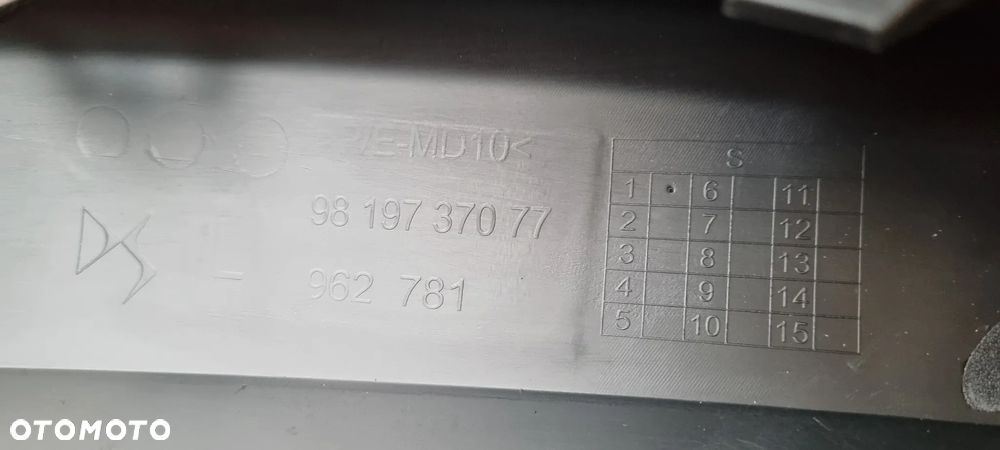 CITROEN DS7 CROSSBACK 2017- Hokej lewy zderzak przód oryginał - 6