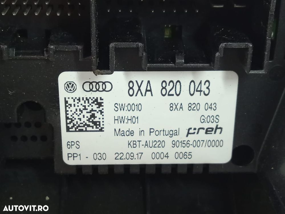 Panou clima 8XA820043 Audi A1 8X  [din 2010 pana  2014] - 4