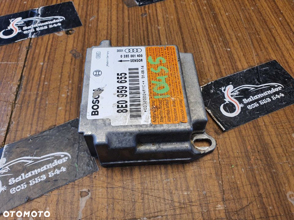 Sensor 8E0959655 Poduszek Moduł Poduszek Sensor Airbag Sterownik Audi A4 B6 8E0959655 - 6