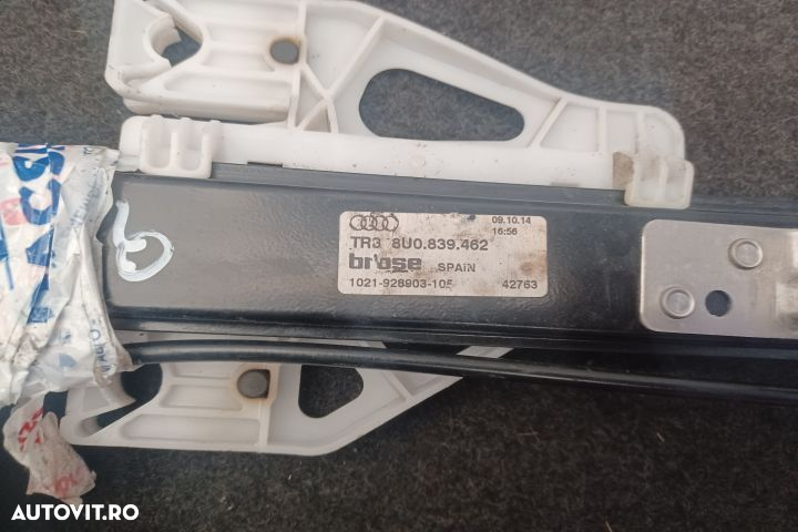 Macara geam spate dreapta electrica 8K0959812A 8U0839462 8K0959812A 8 - 4