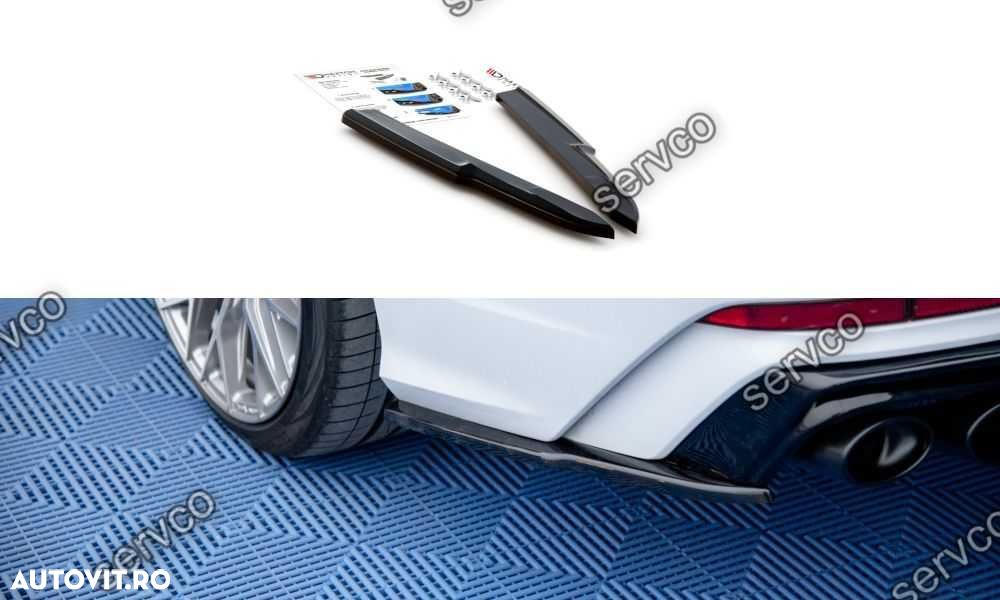 Prelungire splitter bara spate Audi A6 C8 S-Line 2018- v5 - Maxton Design - 1