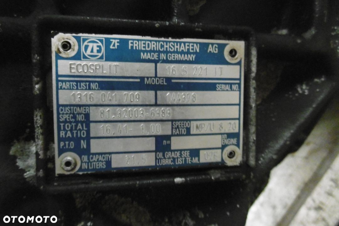 Wybierak skrzynia biegów Man F2000 - 3