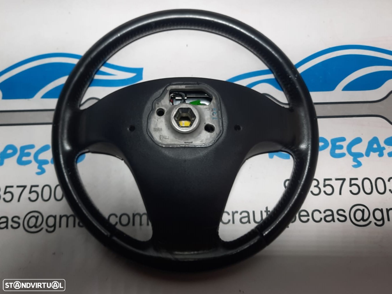 VOLANTE GUIADOR COMPLETO VOLVO PELE COMANDOS MULTIFUNÇÕES AIRBAG PV55150060 55150060 SV55150001 55150001 VOLVO V50 545 FASE II 2 2.0D 136CV D4204T - 2