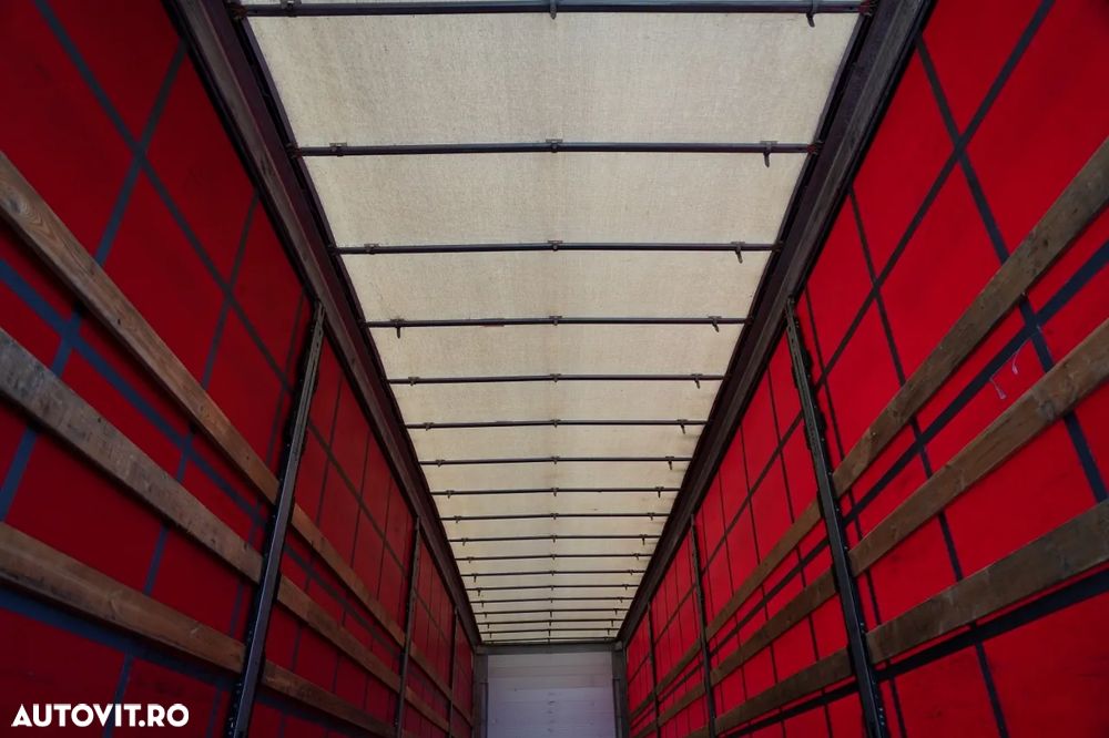 Schmitz Cargobull / SEMIREMORCĂ CU PRELATĂ / MEGA / AXĂ RIDICABILĂ / ACOPERIȘ RIDICABIL / - 8