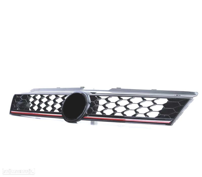 GRELHA FRONTAL VOLKSWAGEN VW POLO 3/5 09-17 LOOK GTI - 5