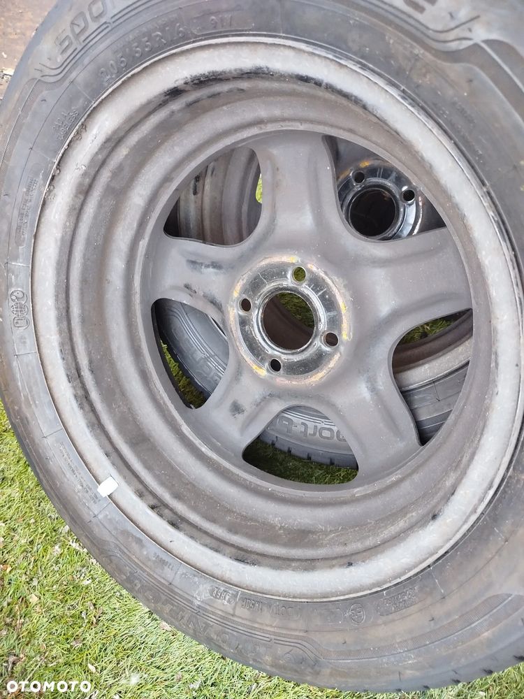 Koła do Dacia Logan Renault Clio 4x100 6jx16 ET37 oryginał z kołpakami 4 x95% bieznika - 21