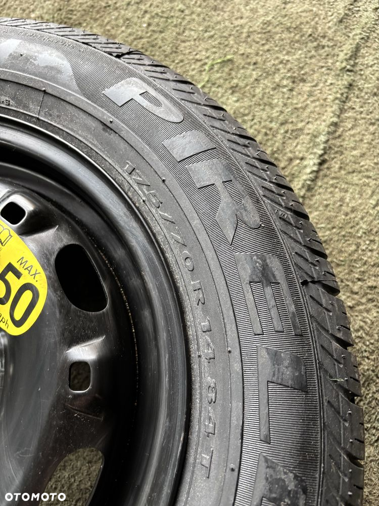 5x100 NOWE KOŁO ZPASOWE IBIZA POLO 175/70R14 stalowe 5J14 ET35 FABIA - 5