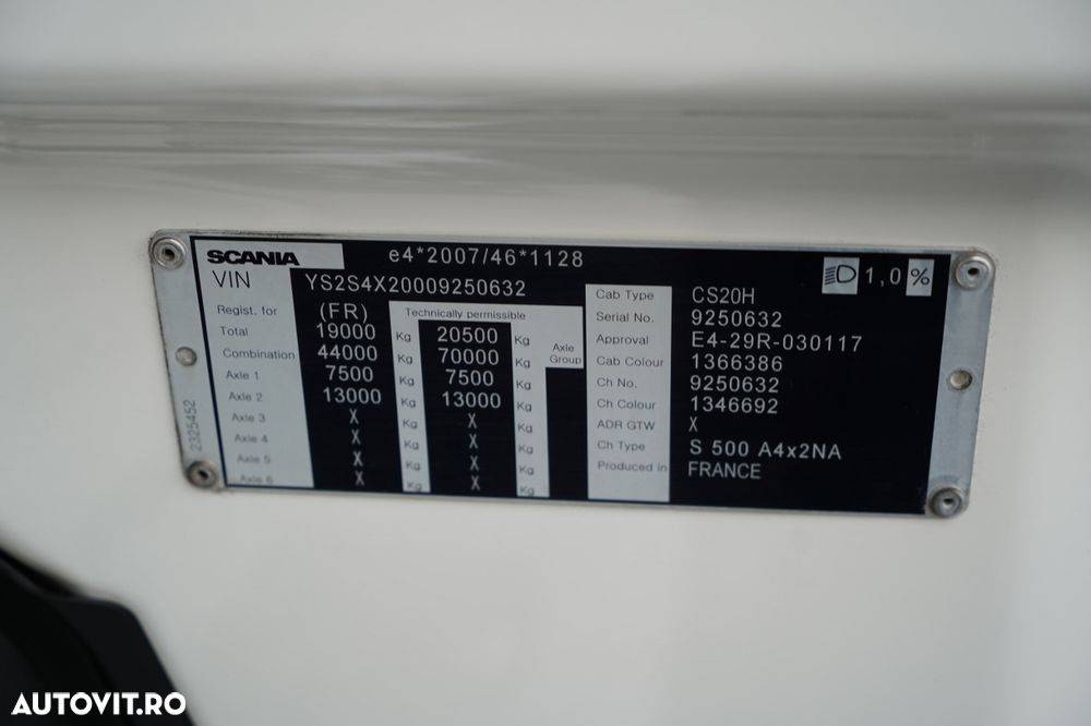 Scania S 500 / RETARDER / I-PARK COOL / EURO 6 - 37