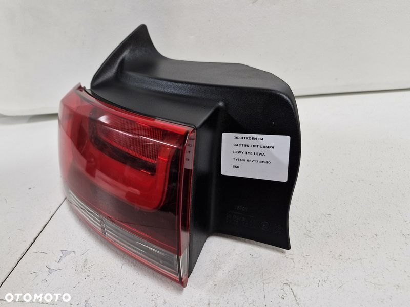 CITROEN C4 CACTUS LIFT LAMPA LEWY TYŁ LEWA TYLNA 9821349980 - 4