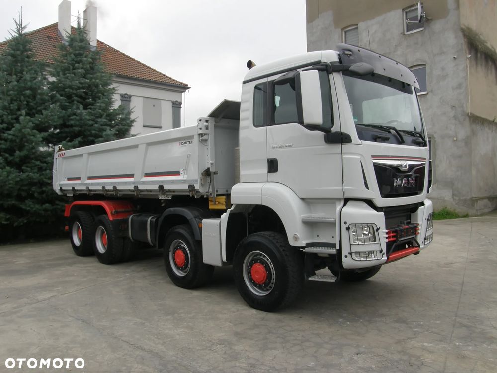 MAN TGS 35.480 8x6 2016 BORDMATIC 260000km manual z Niemiec - 35