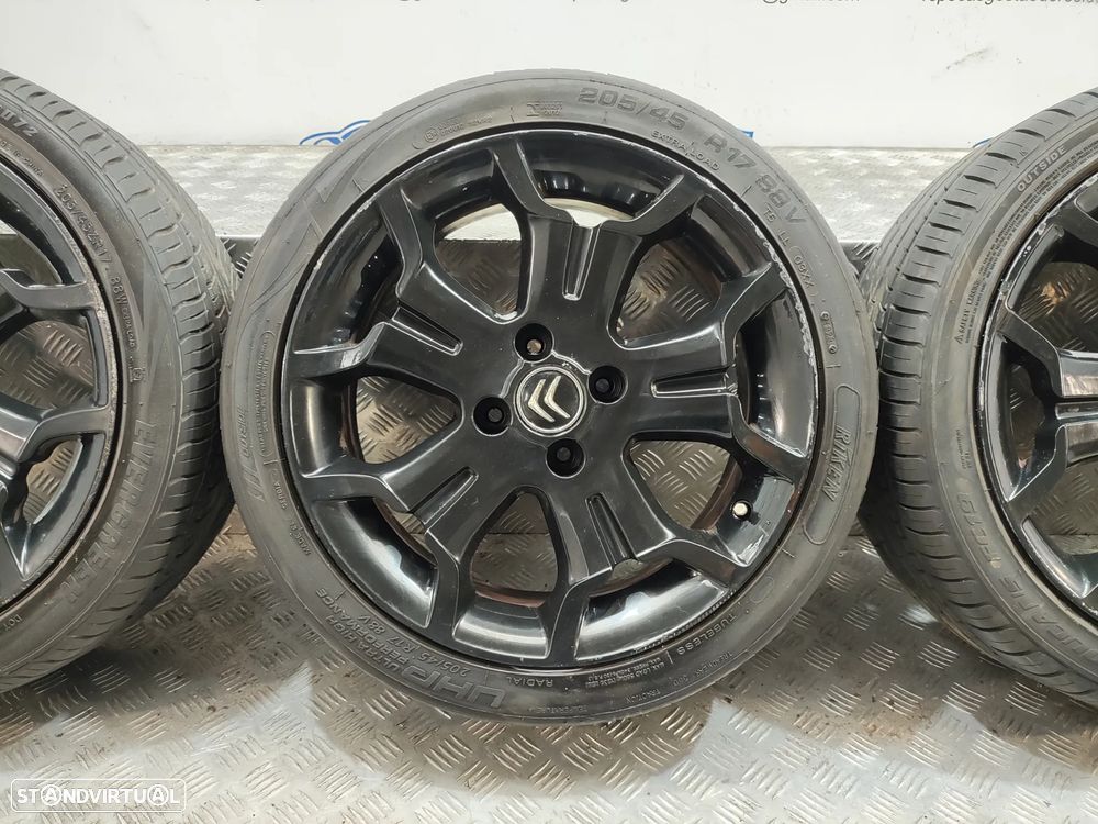 Conjunto de jantes Ronal originais Citroen DS3 DS Sport 7J ET25 4x108 - 5
