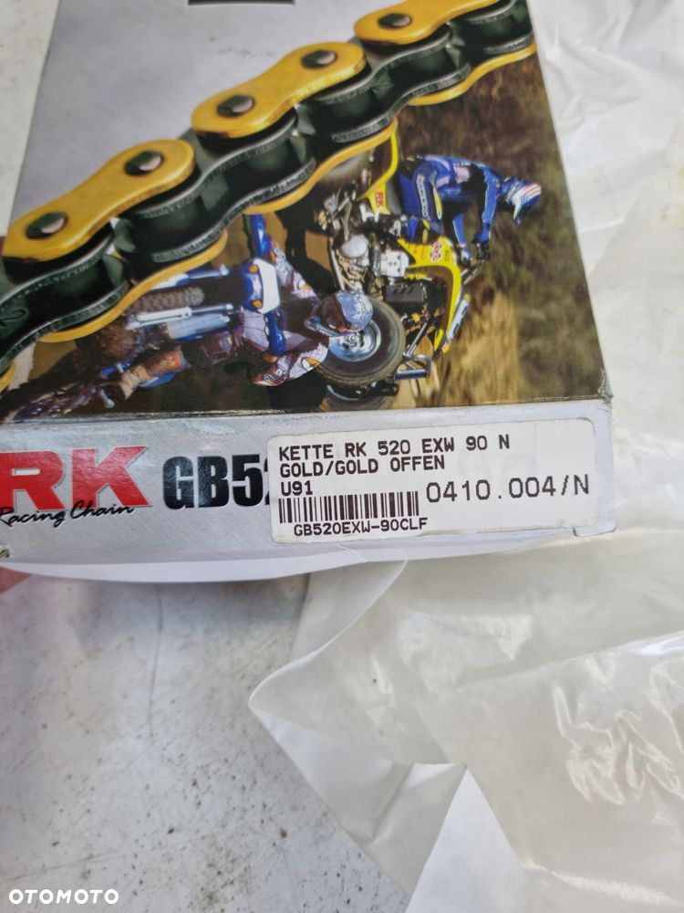rk gb 520 exw 94 honda husqvarna łańcuch napędowy złoty - 3